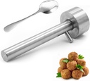 Meatball and Falafel Scoop, Pointed Spoon for Easy Portioning, Stainless Steel, Non-Stick, Easy to Clean Baller Tool