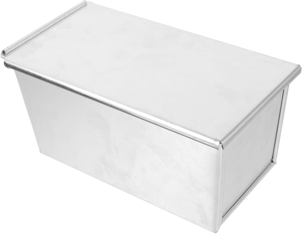 SECFOU Nonstick Loaf Pan Aluminum Bread Box Lid Baking Pan for Homemade Bread