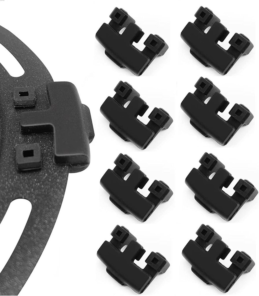 8PCS Air Fryer Rubber Feet for Bella Pro Series/Paris Hilton/Crux/COSORI/Dreo/Ultrean Air Fryers, Premium Air Fryer Silicone Rubber Bumpers Legs Tabs Tips Pieces Parts for Bella Air Fryer Tray