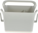 DECHOUS Kitchen Removable Box Sink Storage Box Dishwashing Liquid Drainer Grey Sink Drain Basket Kitchen Storage Basket