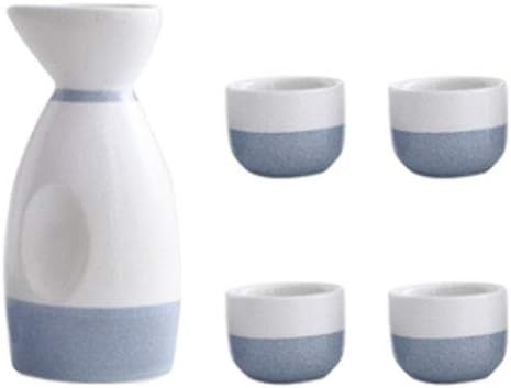 Maya Star Japanese Sake Set Sake Cup Set Traditional Hand Painted Design Porcelain Pottery Ceramic Wine Glasses - A05