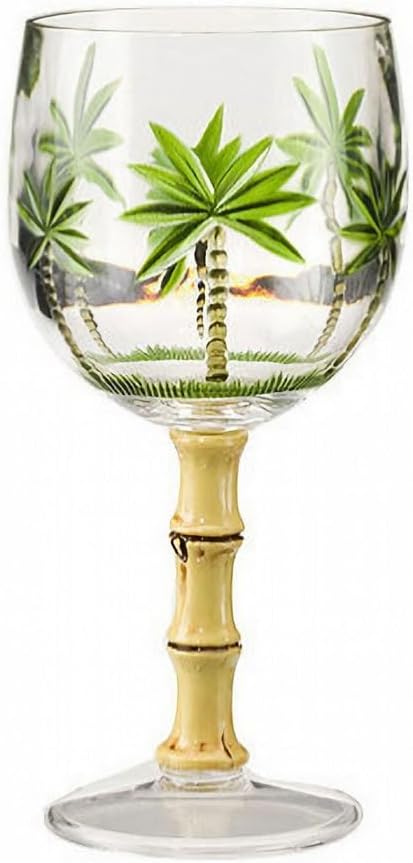 Acrylic Wine Glasses Set of 4, Unbreakable Stemmed 16oz Red and White Wine Glasses, Clear, Elegant Design