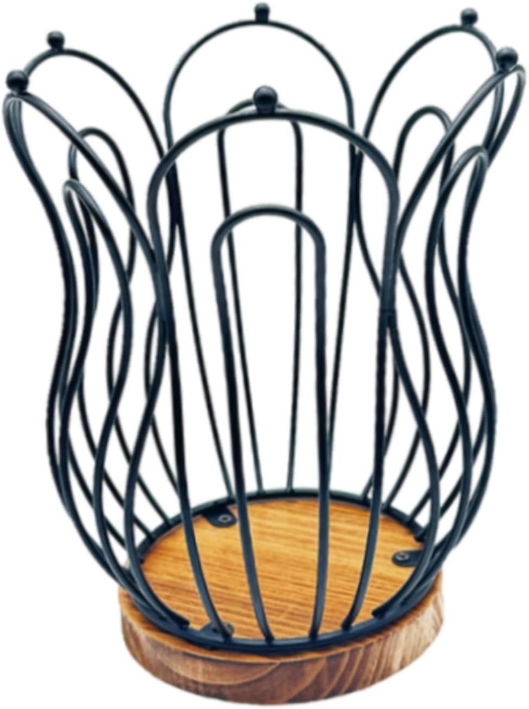 Coffee Capsule Organizer with Modern, Black heighten