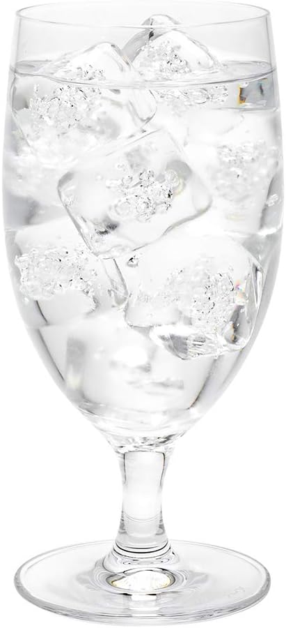 Restaurantware Voglia Nude 14 Ounce Water Goblets Set Of 6 Crystal Goblet Glasses - Laser-Cut Rim Fine-Blown Crystal Water Glasses For Weddings Anniversaries And Special Events Dishwasher-Safe