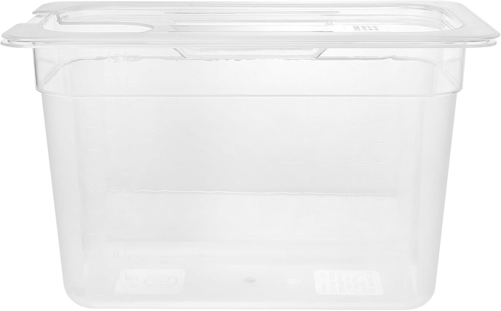 BESTonZON Sous Vide Container with Lid 6L Sous Vide Pot Slow Cooker Box Food Storage Container Sous Vide Accessories for Home Kitchen