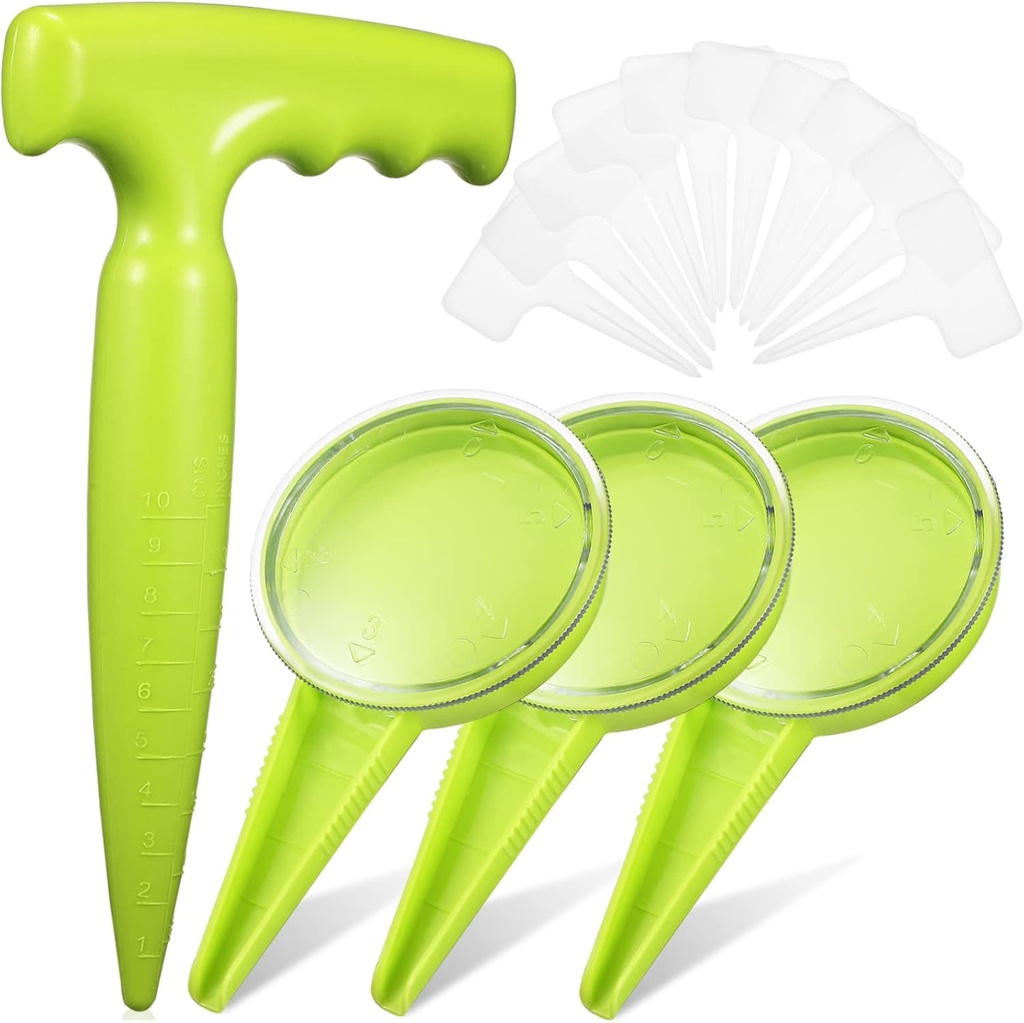 14pcs Ergonomic Design Seed Dispenser Gardening Kit Handheld Seed Spreaders for Indoor Planting Tools