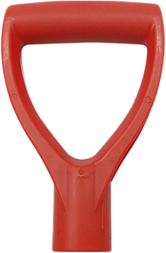 Shovel Handle Replacement, D Grip PVC Spade Handle for Garden & Snow Tools, 1.35" Inner Diameter, Universal Fit for Digging & Raking (1 Pack)
