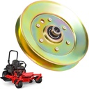 Mower V-Idler Pulley, 6 Inch OD x 4 Inch ID, Black Metal, Compatible with Ariens & Gravely Lawn Mowers, Pulley
