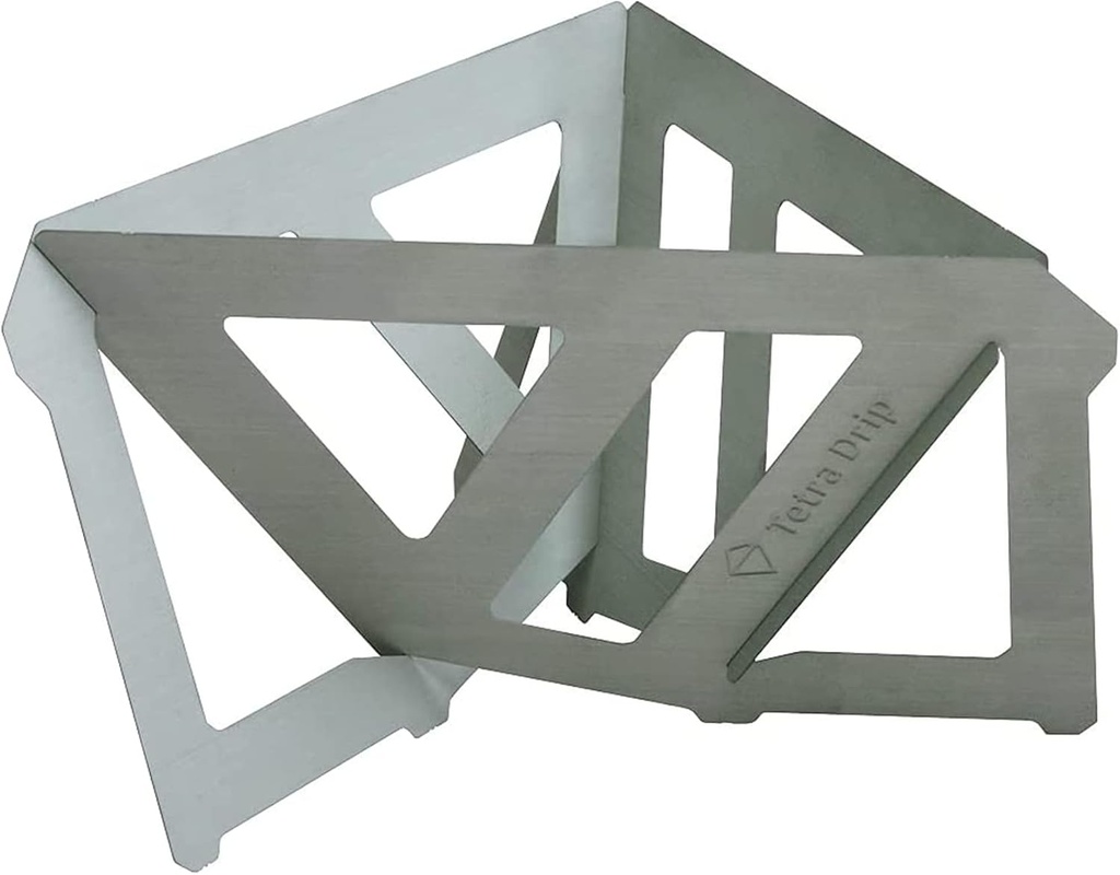 Tetra Portable Coffee Drip, Stores Flat, Matte Finish, 1.5 Cups, by Munieq