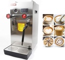 Commercial Milk Frother, 8L Full-Automatic Steam Boiling Water Frothing Machine, Multi-Purpose Electric Milk Foam Maker with LCD Display or Espresso Coffee Tea Coffee Shop Dessert Shop Hotel