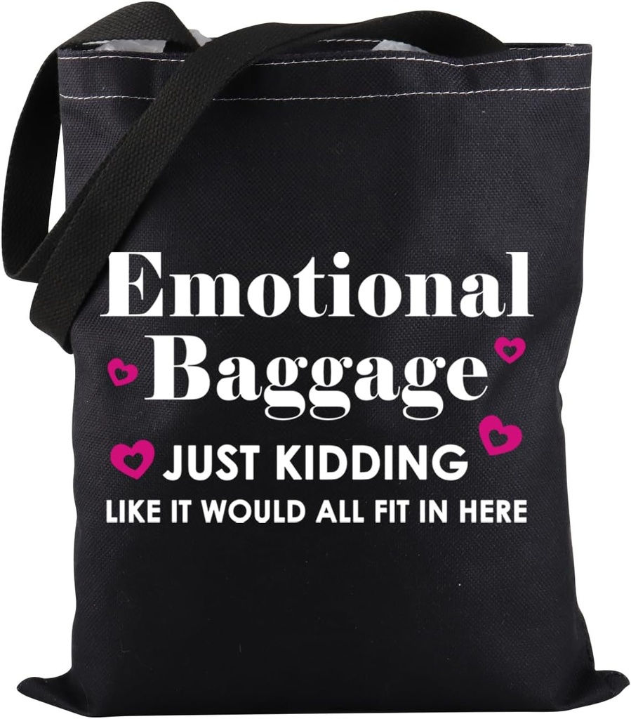 PWHAOO Emotional Tote Bag Just Kidding Like It Would All Fit In Here Tote Bag Emotional Gift