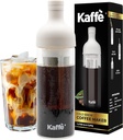 Kaffe Cold Brew Coffee Maker (38oz / 1L) - Borosilicate Glass, Airtight Seal & Dishwasher Safe - Iced Coffee Maker Bottle - Removable Mesh Filter - Up to 6 Cups of Cold Brew Coffee