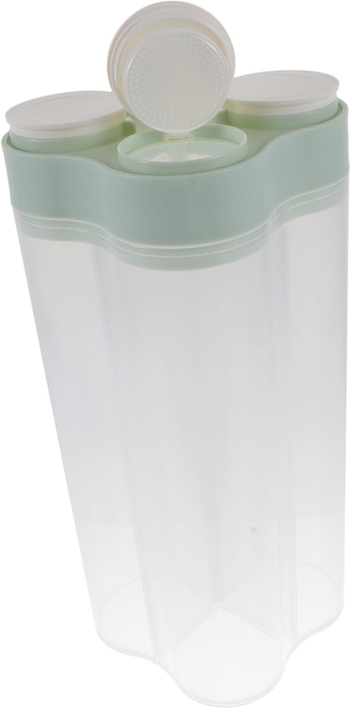 Alipis Food Container for Grains Multi-grid Cereal Dispenser Reusable Storage Bucket Airtight Rice Box for Pantry Organization and Kitchen Storage