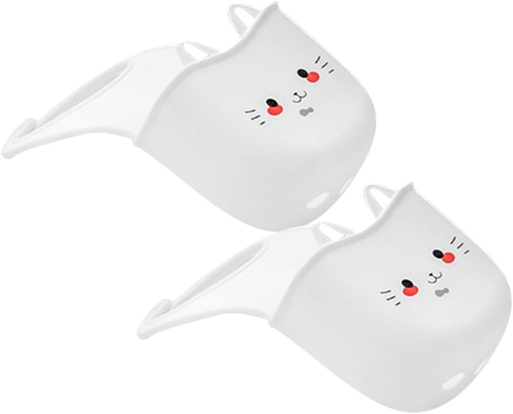 Cabilock 2pcs Kitchen Sink Basket Sponge Holder Cute Cat Design Hanging Storage Organizer for Kitchen Sink Versatile Drain Rack for Sponge and Household Use Lightweight Material