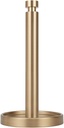 Ivilon Countertop Paper Towel Stand - Steady and Easy Tear - Fits All Paper Towel Rolls - Warm Gold