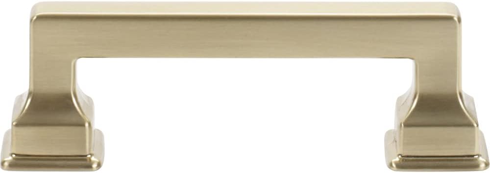 Atlas Homewares Erika Pull 3 Inch (c-c) Warm Brass