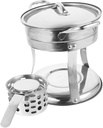 Double Handle Hotpot Stove Stainless Steel Pot Practical for Chinese Style Hotpot at Home