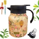 Illuminate Teapot, Stainless Steel Thermal Carafe With Lid, For Hot Drinks (800ml-Plastic Handle)