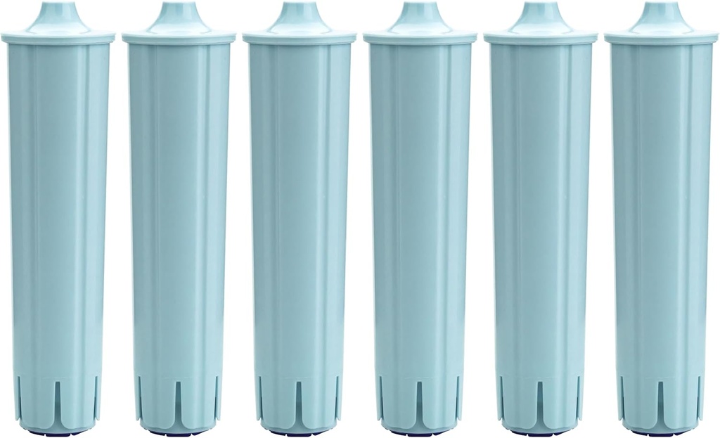 BlueStars PACK OF 6 Coffee Machine Water Filter with Activated Carbon Filter - Compatible with many Jura Espresso Machine models: A1, A9, C5, C60/65, C9, F7, and more