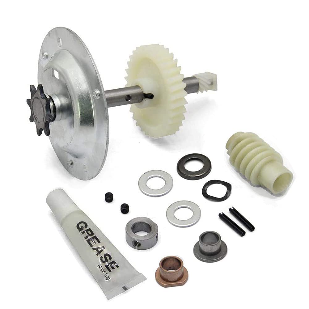 Gear and Sprocket Replacement Kit for Liftmaster 41c4220a 41A2827, fits Chamberlain, Sears, Craftsman 1/3 and 1/2 HP Chain Drive Models (Chain Drive Gear and Sprocket Kit)