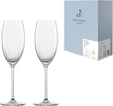 ZWIESEL GLAS M122330 Prismatic Champagne Glass for Champagne and Sparkling Wine, Set of 2, Machine Made