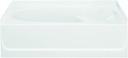 STERLING 71111110-0 Ensemble Bathtub, 60-Inch x 42-Inch x 16-Inch, Left-Hand, White
