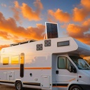 15W Solar Fan, Airflow Solutions Powered by Solar, Aluminum Frame with Dual Fans, Solar Panel Ventilation Kit, for Chicken Coop, Pet, Rv Travel, Outdoor Camping