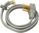 Southwire Dryer Power Cord - Built for Safe & Secure Dryer Connections - 3-Wire Design - Flat Right Angle Plug - Copper Conductors - 30 Amp - 6 Foot