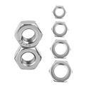 QISHENG 20 PCS 1/2"-13 Stainless Steel SAE Hex Nuts,Stainless Steel 18-8 A2(304) Nut,Home Nut