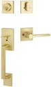 Marcel Single Cylinder Entry Set with Nils Lever - SC1 Keyway - YMRC44.NILUS4 - Satin Brass (US4)