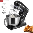 1350W Stand Mixer, 6.5Qt Electric Food Mixer, 6-Speed Tilt-Head Food Mixer w/Douch Hook, Beater and Whisk, Dough Machine with LCD Display, Food Processor for Kitchens, Black