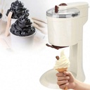 Automatic Ice Cream Machine, Home DIY Soft Serve Ice Cream Maker,Detachable Portable Cone Maker, for Cones, Sundaes