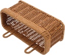 Woven Hanging Basket for Kitchen Storage Vintage Wall Organizer for Garlic and Ginger Breathable Design for Freshness Stylish Decor for Home and Pantry