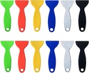 12pcs Thickened Scraper Tool Multiple Purposes Plastic Scraper Putty Knife removal shovel Tool Set (Multicolor)