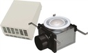 Systemair PBW110F 4 In. Duct “ 110 CFM Bath Fan Energy STAR Rated 14 W Fluorescent Light, Exterior Mount, 15" Height, 11" Wide, 14" Length, 15 x 14 x 11