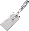 Garden Shovel Hand Trowel Garden Tool, Heavy Duty Stainless Steel Gardening Tools, Rust Resistant Garden Spade Hand Shovel for Transplanting Weeding Moving and Smoothing Digging Planting