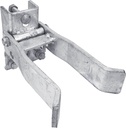 Commercial Single GATE Strong Arm Latch for 3" Fence Post - and 1-5/8" Thru 2" Chain Link or Round Pipe Gate Frames (Each)
