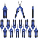 15 Pack 6.5 Inch Garden Pruning Scissors, Hand Pruner with Stainless Steel Blades, Sharp Point Gardening Shears Cutter, Gardening Pruning Shear, Supplies & Accessories(Blue)