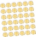 VICASKY 50pcs Small Dome Cake Boxes with Transparent Lids for Cupcakes Pastries Lightweight Portable Food Containers for Baking and Dessert Storage