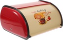Zerodeko Vintage Bread Storage Container for Kitchen Countertop Capacity Decorative Bread Box with Design for Fresh Bread Preservation and Organization