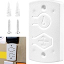 Two Button Cover Plate Inside Control Unit for Way-ne Dalton Door Wall Station 309961, 3976 Remote Opener White