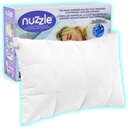 Nuzzle Cooling Adjustable Pillow for Side Sleepers, Luxury Standard Size Bed Pillow Hotel Collection - Best Adjust Height Soft Firm Pillow for Back, Stomach or Side Sleepers - Home Gifts