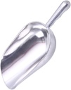 ABOOFAN Thicken Alloy Ice Cube Scoop for Ice Cream Candy and Rice Food-grade Scraper for Desserts Beans and Flour