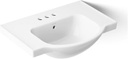 Kohler 5248-4-0 Veer Centerset Sink Basin, 24-Inch, White