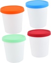 Cabilock Multifunctional Ice Cream Buckets Reusable Dessert Cups for Yogurt Ice Cream More Storage for Kitchen Garage Office
