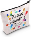 LEVLO Stars Fans Gifts Xanax Smoothie Time Makeup Bags Housewives Gifts