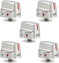 5304509064 Stove Knobs Replacement Parts for Frigidaire Gallery Oven Knob Stove Top Gas Stove Range Cooktop Knob 5304509929 GCRG3060AFC Plastic Range Surface Burner Control Knobs 5 Pcs