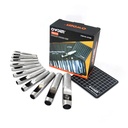 OWDEN 12Piece Leather Hole Punch Set with a Free Cutting mat,Leather Tool,Hollow Punch Set, Round Hole Punch Set,for Cutting of Soft Material