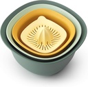 Brabantia Tasty+ Mixing Bowl Set with Colander and juicer