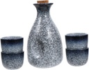 Japanese Sake Set 2 Sake Cups and Cups Traditional Japanese Style for Serving for Entertaining or Gifting